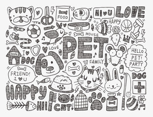 doodle pet background