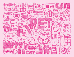 doodle pet background