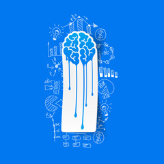 Drawing business formulas: brain