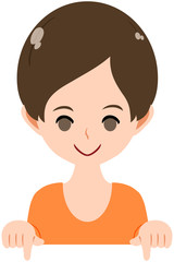 少年　指さし　下