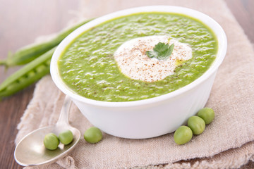 green pea soup