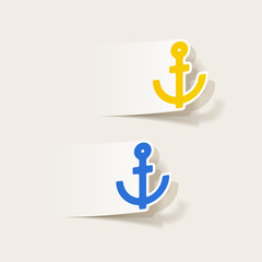 realistic design element: anchor