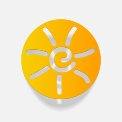 realistic design element: sun