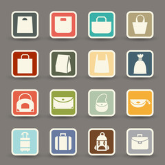 Bag icons.vector eps10
