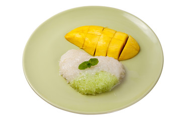 Sticky Rice with mango Thai Food3