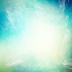 Grunge background in blue and beige color