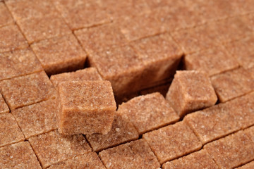 Brown refined sugar