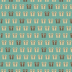 Flip flops seamless pattern
