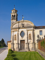 Fototapeta na wymiar Kapelle deer Villa Rinaldi Barbini in Asolo / Veneto / Italien