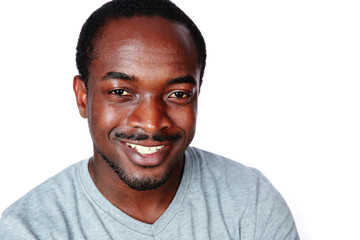 Fototapeta premium Portrait of a handsome african man