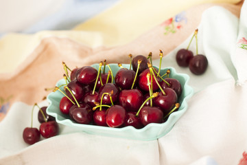 Cherries fruits