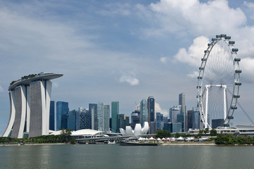 Fototapeta premium Cityscape of the central district of Singapore