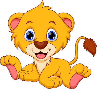 Cute Lion Cartoon