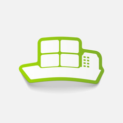 realistic design element: ship