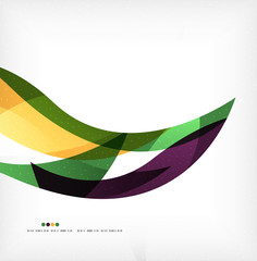 Business wave corporate background