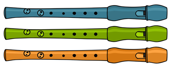 plastic fipple flutes © vostal