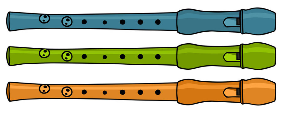 plastic fipple flutes