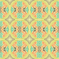 seamless pattern in retro style