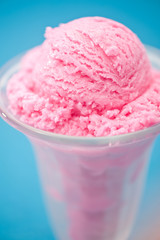 Raspberry ice cream