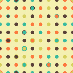 seamless pattern in retro style