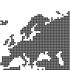 Fototapeta na wymiar Map Of Europe