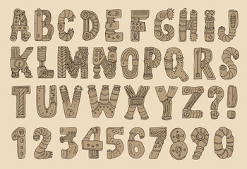 original cartoon robot font (type)