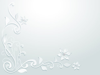 Lovely wedding paper card element pattern design