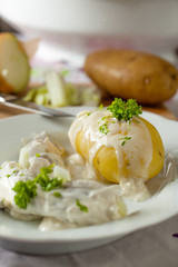 Kartoffel und Hering