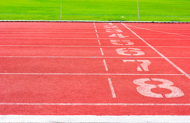 Fototapeta premium running track