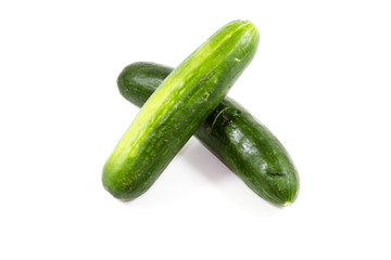 Frische Grüne Gurken