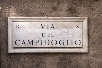 Via del Campidoglio