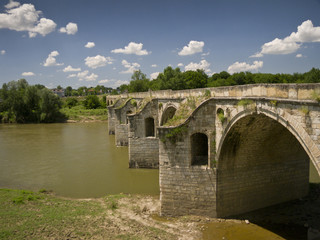 Byala Bridge is an arch bridge over the Yantra River