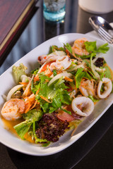 seafood spicy salad