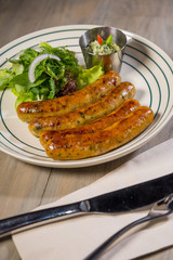german sausages salad
