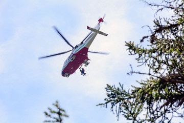 Eli soccorso in montagna
