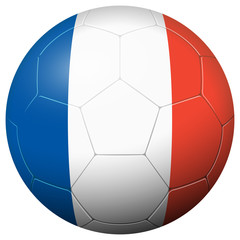 Fototapeta premium Soccer football - country flag FRANCE