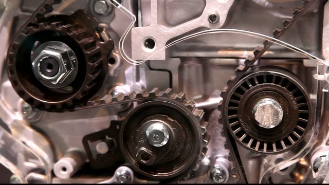 Timing belt of an modern car combustion engine
