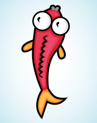 fish with bulging  eyes