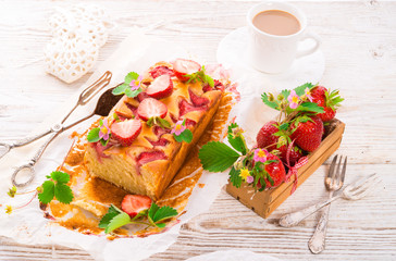 Strawberry cake