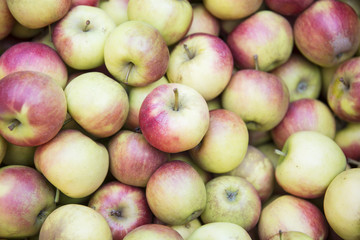 Äpfel auf einem Wochenmarkt