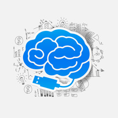 Drawing business formulas: brain