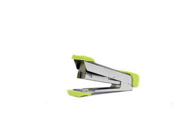 Staples on isolated white background