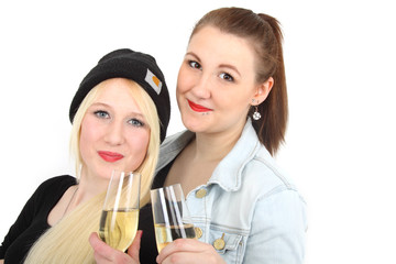 zusammen trinken