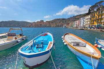 Boats in Porto Santo Stefano