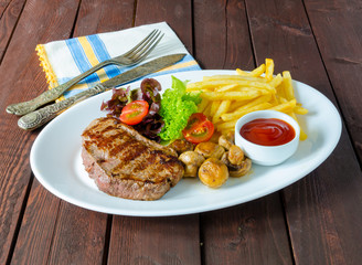 Steak and Chips