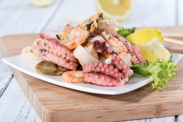 Fresh made Seafood Salad