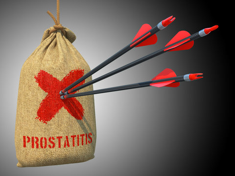 Prostatitis - Arrows Hit In Red Mark Target.