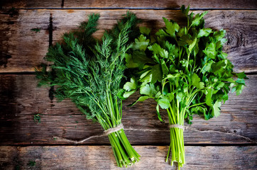 dill and parsley