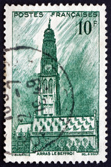 Postage stamp France 1942 Town-Hall Belfry, Arras