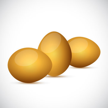eggs set illustration design
